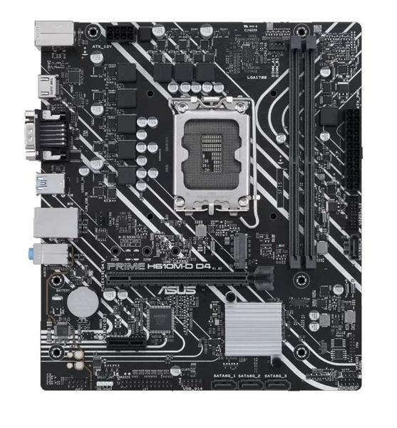 Материнская палата ASUS PRIME H610M-R D4-SI, LGA1700, B610, 2*DDR4, D-sub+DVI+HDMI, SATA 6.0, M.2, USB 3.2, mATX; 90MB1B40-M0ECY0