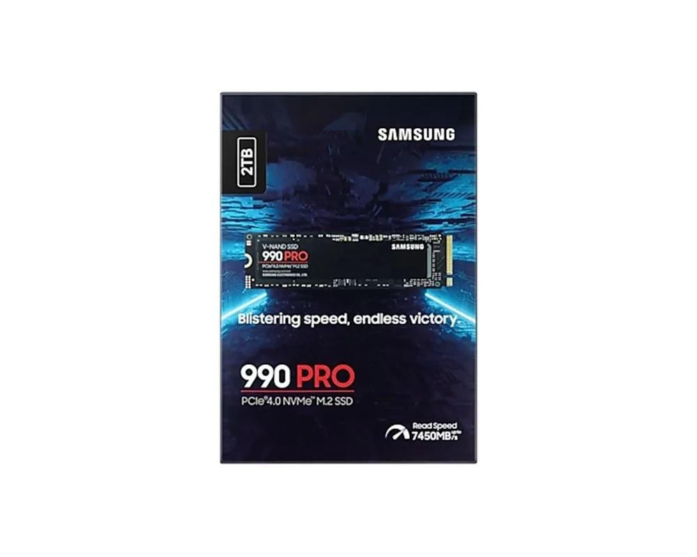 Твердотельный накопитель SSD M.2 (PCI-E NVMe) 2Tb Samsung 990 PRO (R7450/W6900MB/s) 1year