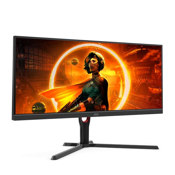 Монитор 34" AOC U34G3XM 3440x1440@144Гц VA LED 16:9 4(1)ms 2*HDMI DP Mega infinity DCR 3000:1 178/178 300cd HAS Tilt Swivel Speakers Black