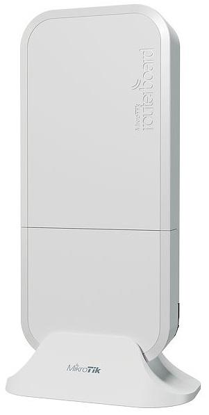 Точка доступа MikroTik wAP ac with 4 cores x 710MHz CPU, 128MB RAM, 2x Gbit LAN, built-in 2.4Ghz 802.11b/g/n Dual Chain wireless, built-in 5GHz 802.11an/ac Dual Chain wireless, RouterOS L4, white outdoor enclosure,