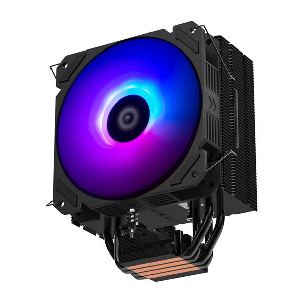 Кулер для процессора ZALMAN CNPS9X PERFORMA BLACK ARGB, 120mm FAN, 4 HEAT PIPES, 4-PIN PWM, 700-1800 RPM, 28DBA MAX, HYDRO BEARING, FULL SOCKET SUPPORT