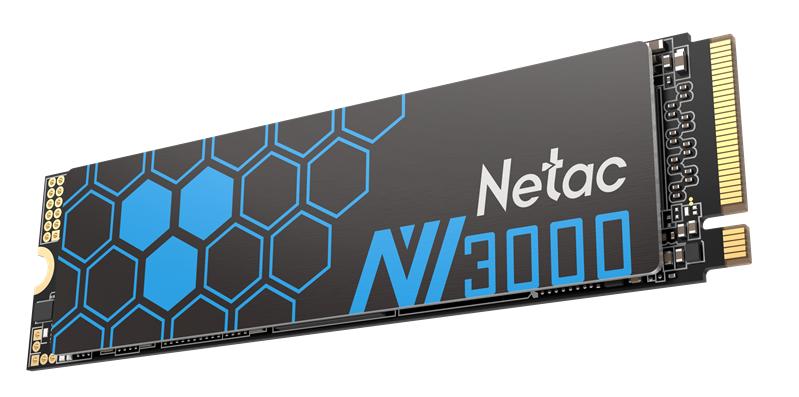 Ssd накопитель Netac SSD NV3000 250GB PCIe 3 x4 M.2 2280 NVMe 3D NAND, R/W up to 3000/1400MB/s, TBW 150TB, with heat sink, 5y wty