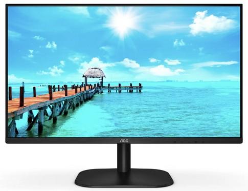 Монитор 27" AOC 27B2DA 1920x1080@75Гц IPS LED 16:9 4ms D-Sub DVI HDMI 20M:1 1000:1 178/178 250cd Speakers Tilt Black