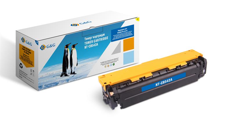 Картридж Cartridge G&G 203A для HP CLJ M254/M280/M281, with chip (1300стр.), желтый (замена CF542A)