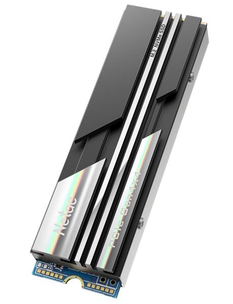 Ssd накопитель Netac SSD NV5000 1TB PCIe 4 x4 M.2 2280 NVMe 3D NAND, R/W up to 5000/4400MB/s, TBW 700TB, with heat sink, 5y wty