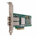 Адаптер Qlogic QLE2562 8Gb Dual Port FC HBA, x8 PCIe, SR LC multi-mode optic, 1 year