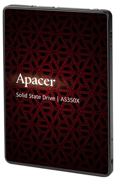 Твердотельный накопитель Apacer SSD PANTHER AS350X 128Gb SATA 2.5" 7mm, R560/W540 Mb/s, 3D NAND, IOPS 38K/75K, MTBF 1,5M, 75TBW, Retail, 3 years (AP128GAS350XR-1)