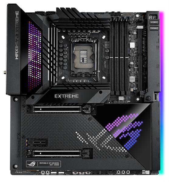 Материнская плата ASUS ROG MAXIMUS Z690 EXTREME,  LGA1700, Z690, 4*DDR4 , SLI+CrossFireX, SATA3 + RAID, Audio, LAN*2 (2,5 + 10 GB), USB 3.2*16, USB 2.0*6, ATX ;ROG MAXIMUS Z690 EXTREME
