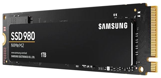 Твердотельный накопитель SSD M.2 (PCI-E NVMe) 1Tb Samsung 980 (R3500/W3000MB/s) (MZ-V8V1T0BW) 1year