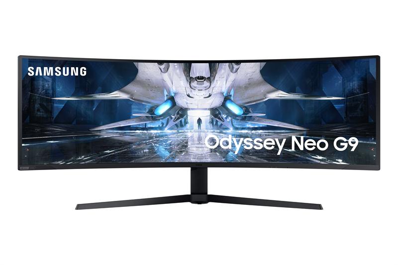 Монитор Samsung 49" Odyssey Neo G9 S49AG950NI VA QLED curved 32:9 5120x1440 1ms 2500:1 420cd 178/178 2*HDMI DP USB-hub 240Hz G-Sync HDR2000 HAS Swivel Tilt VESA Black 2 y (незначительное повреждение коробки)