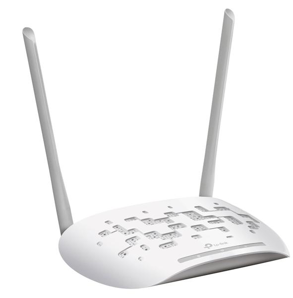  TP-Link TL-WA801N, N300 Wi-Fi точка доступа, до 300 Мбит/с на 2,4 ГГц, 2 фиксированные антенны, 1 порт 10/100 Мбит/с,Passive PoE