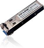  TP-Link TL-SM321B, 1000Base-BX WDM двунаправленный SFP-модуль, разъём LC, TX:1310нм/RX:1550нм, одномодовый, 20км