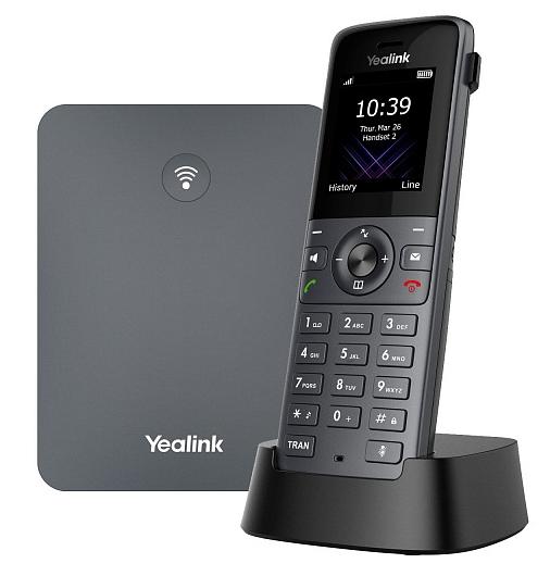  YEALINK DECT-трубка Yealink W73P DECT (база W70B+трубка W73H) до 10 SIP-аккаунтов, до 10 трубок на базу, до 20 одноврем. Вызовов