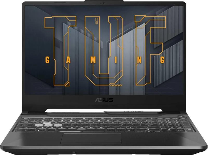 Ноутбук ASUS TUF Gaming A15 FX506HC-HN006 Intel Core i5 11400H/16Gb/512GB SSD/15.6"FHD IPS/ GeForce RTX 3050 4Gb/WiFi/BT/Cam/Illum RGB KB/Without OS/2.6Kg/Eclipse Gray