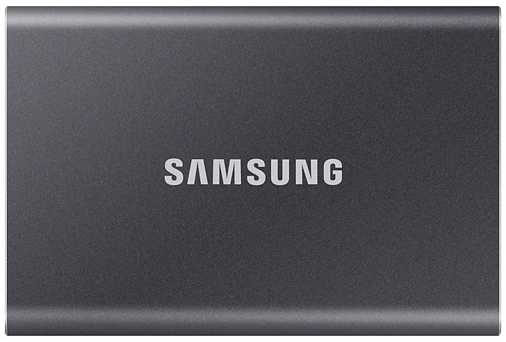 Тведотельный накопитель SSD Samsung T7 External 2Tb (2048GB) GREY USB 3.2 (MU-PC2T0T/WW)