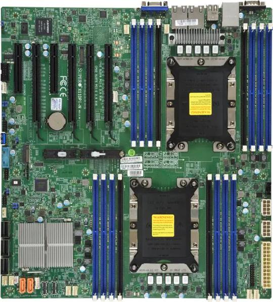 Материнская плата Supermicro Motherboard 2xCPU X11DPI-N 2nd Gen Xeon Scalable TDP 205W/ 16xDIMM/ 14xSATA/ C621 RAID 0/1/5/10/ 2xGE/ 4xPCIex16, 2xPCIex8/ M.2(PCIe)(E-ATX)Bulk