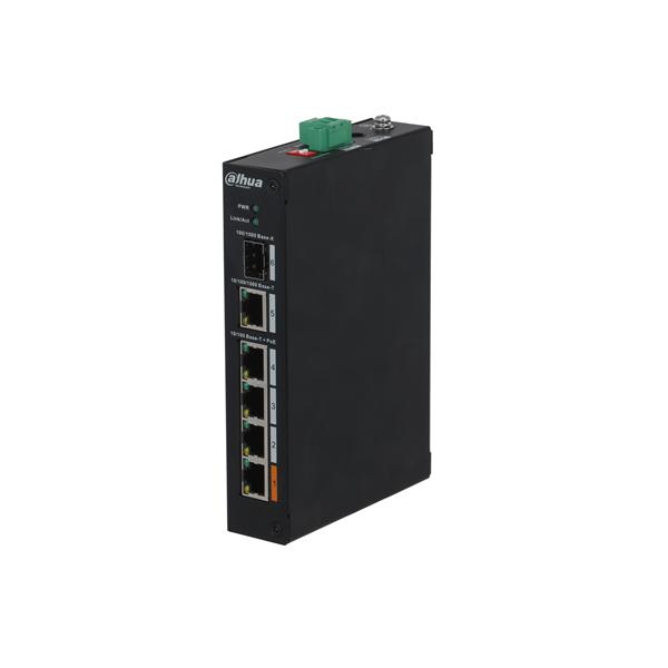 Коммутатор DAHUA DH-PFS3106-4ET-60, 4-Port PoE Switch (Unmanaged)