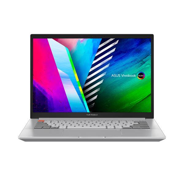 Ноутбук ASUS  Vivobook Pro 14 M7400QE-KM118 R5-5600H/16Gb/512Gb M.2 SSD/14,0 OLED WQXGA+ (2880 x 1800) 90Hz/GeForceRTX 3050Ti 4Gb/WiFi6/BT/Backlit KB/No OS/1.4Kg/METEOR WHITE/DIALPAD (Оторванв часть коробки)