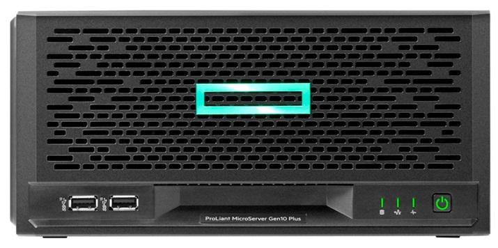 Сервер ProLiant MicroServer Gen10 Plus E-2224 NHP UMTower/Xeon4C 3.4GHz(8MB)/1x16GbU2D_2666/S100i(ZM/RAID 0/1/10/5)/1x1TB_ETY(4)LFF/1xPCI3.0/noDVD/iLO(no port)/4x1GbEth/PS180W(NHP)