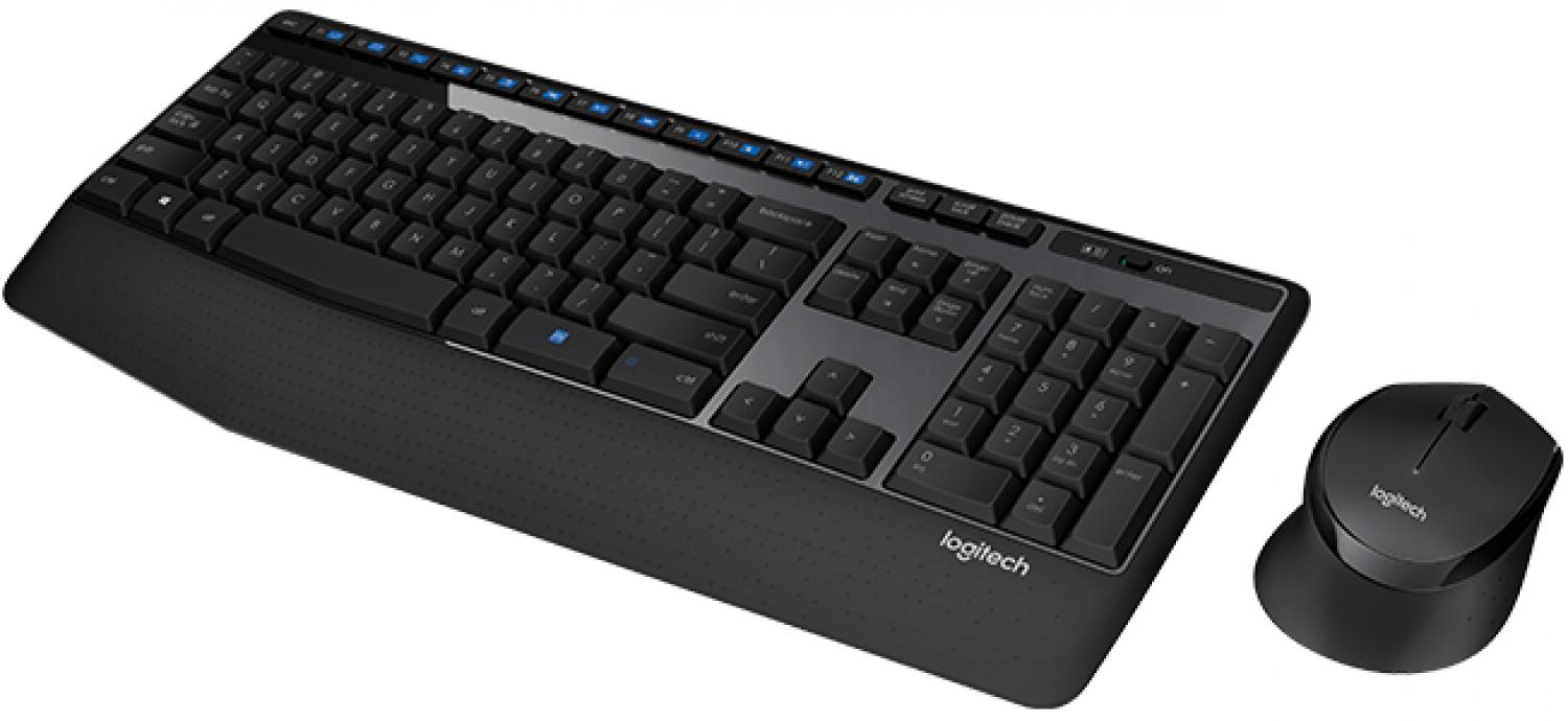 Клавиатура+мышь Logitech Wireless Desktop MK345 (Keybord&mouse), Black, [920-008534]