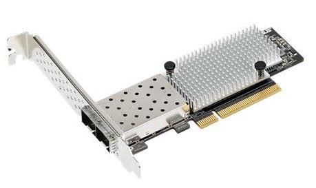 Сетевой адаптер ASUS PEI-10G/82599-2S,LAN card,SFP+, Dual Port