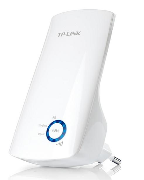  TP-Link TL-WA850RE, N300 Усилитель Wi-Fi сигнала, до 300 Мбит/с на 2,4 ГГц, 2 встроенные антенны, 1 порт 10/100 Мбит/с, подключение к настенной розетке