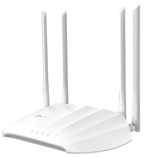  TP-Link TL-WA1201, AC1200 Двухдиапазонная Wi-Fi точка доступа, до 300 Мбит/с на 2,4 ГГц + до 867 Мбит/с на 5 ГГц, 4 антенны, 1 гигабитный порт, Passive PoE