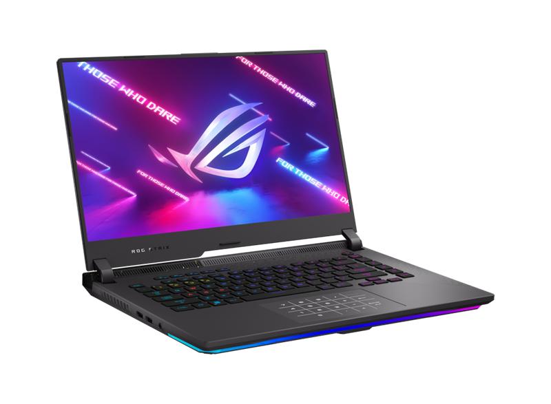 Ноутбук ROG Strix G15 G513RW-HQ198  AMD Ryzen 9 6900HX/16Gb/512Gb SSD/15.6"WQHD (2560 x 1440) IPS 165Ghz/ NVIDIA RTX 3070Ti 8GB/WiFi/BT/Cam/Illum RGB KB/DOS/2.3Kg/Eclipse Gray/RU_EN_KEYBOARD