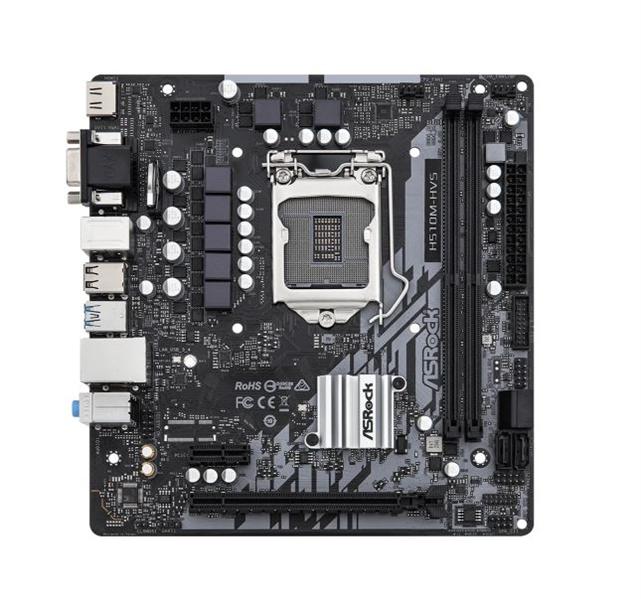 Материнская плата ASROCK H610M-HVS/M.2 R2.0, LGA1700, H610, 2*DDR4, D-Sub+HDMI, 4xSATA3 6.0, M.2 Socket, 2xUSB 3.2, 4xUSB 2.0, mATX; 90-MXBJJ0-A0UAYZ