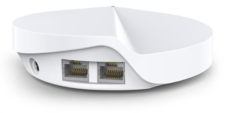  TP-Link Deco M5(1-pack), AC1300 Mesh Wi-Fi модуль, до 400 Мбит/с на 2,4 ГГц + до 867 Мбит/с на 5 ГГц, 4 встр. антенны, 2 гиг. порта (автоопределение WAN/LAN)