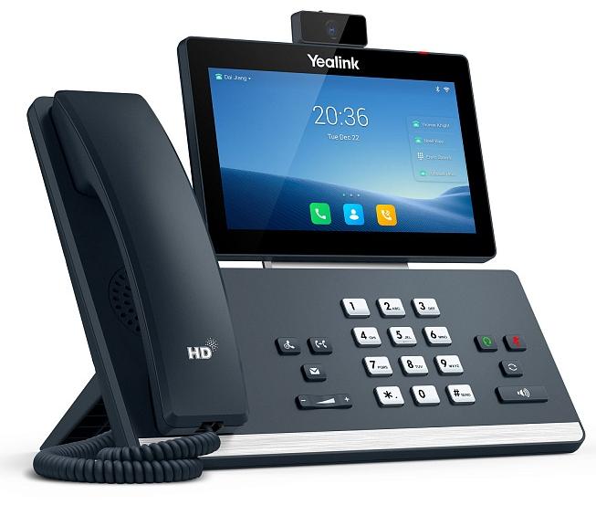  YEALINK SIP-T58W with camera, видеотерминал, Android, WiFi, Bluetooth, GigE, CAM50, без БП, шт
