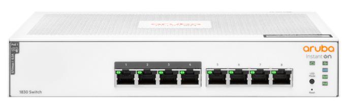 Коммутатор Aruba Instant On 1830 8G 4p Class4 PoE 65W Switch (repl. for J9982A#ABB)