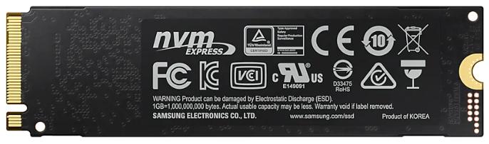 Твердотельный накопитель SSD M.2 (PCI-E NVMe) 1Tb (1024GB) Samsung 970 EVO plus (R3500/W3300MB/s) (MZ-V7S1T0BW analog MZ-V7E1T0BW) 1year