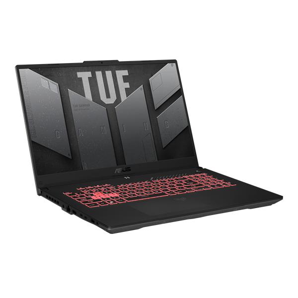 Ноутбук ASUS TUF Gaming A17 FA707RM-HX031W AMD 7 6800HS/16Gb/1TB SSD/17.3"FHD IPS 144Hz (1920x1080)AG/NVIDIA RTX 3060 6Gb/WiFi/BT/Cam/Illum RGB KB/Windows 11 Home/2.6Kg/JAEGER GRAY