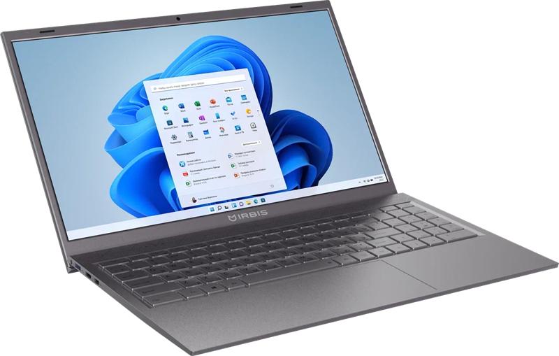 Ноутбук IRBIS 15NBC1003 15.6" Core I5-1035G4, 15.6"LCD 1920*1080 IPS , 8+256GB SSD, AC wifi, camera: 2MP, 5000mha battery,  METAL case, backlight key, type-c, Win 11 Pro