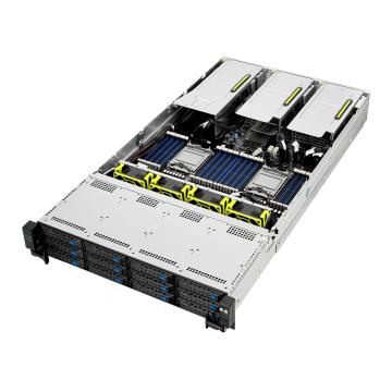 Серверная платформа ASUS RS720-E10-RS12 Rack 2U,2xLGA 4189,RDIMM/LR-DIMM/3DS(24/2933MHz/12TB),12xHDD LFF/SFF SAS/SATA or (8xNVMe+4xSAS/SATA),2x10GbE,soft RAID,8xPCi+1xOCP,2x1600W,ASMB10-iKVM