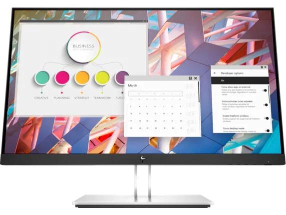 Монитор HP E24 G4 23,8 Monitor 1920x1080, 16:9, IPS, 250 cd/m2, 1000:1, 5ms, 178°/178°, VGA, DP, HDMI, USB, height, tilt, swivel, pivot, Black&Silver(repl. 1FH47AA) (незначительное повреждение коробки)