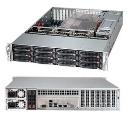 Корпус Supermicro SuperChassis 2U 826BE1C-R920LPB/ noHDD(12)LFF/noHDD(2)SFF/ 7xLP/ 2x920W Platinum(13.68"x13",12"x13" with rear 2.5" HDD)E-ATX/ Expander Backplane