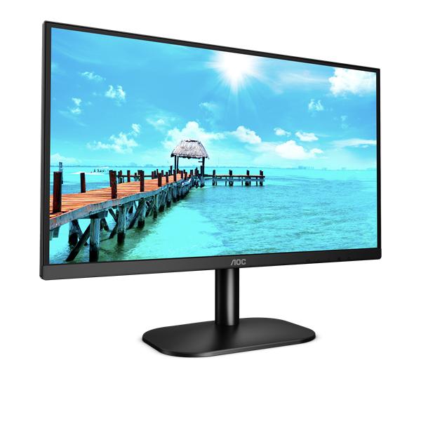 Монитор 23,8" AOC 24B2XH/EU 1920x1080@75Hz IPS LED 16:9 4ms VGA HDMI 20M:1 178/178 250cd 1000:1 Tilt Black