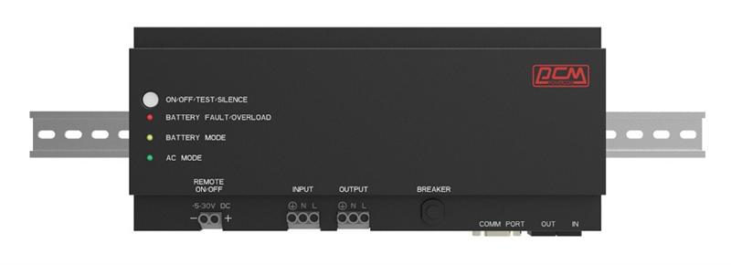 Источник бесперебойного питания Powercom DRU 850VA/510W, DIN Rail, 230V, RS-232, 2 year warranty (1114019)