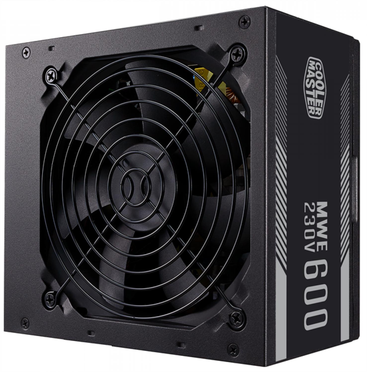 Блок питания Cooler Master MWE White, 600W, ATX, 120mm, 6xSATA, 4xPCI-E(6+2), APFC, 80+ White