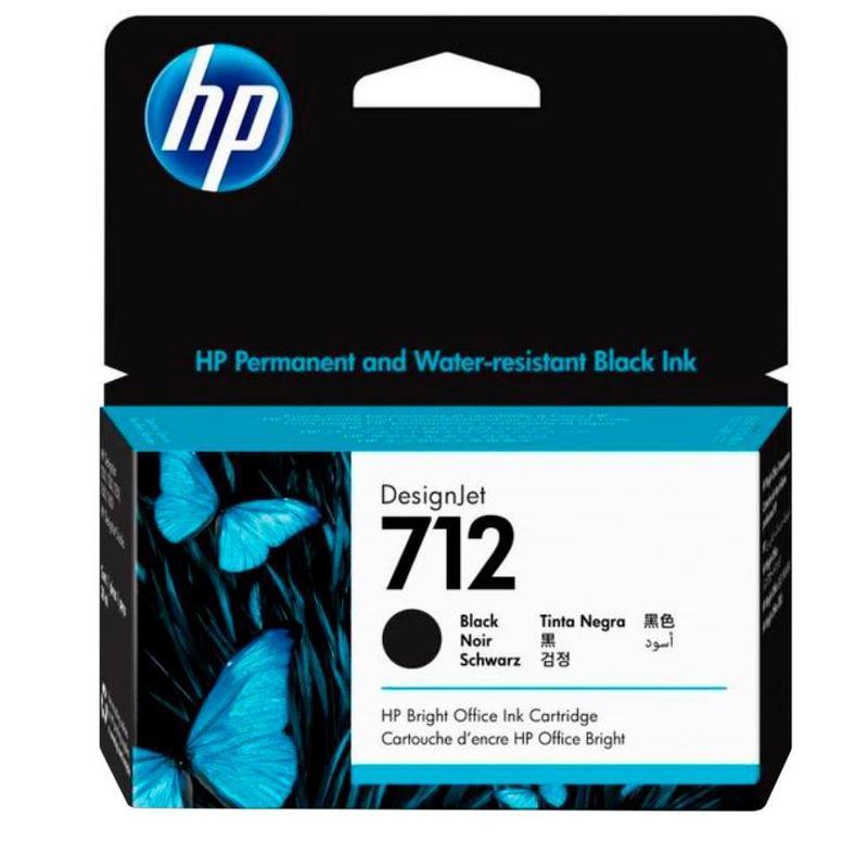 Картридж Cartridge HP 712 для DJ T230/T630/T650/Studio, черный, 38 мл