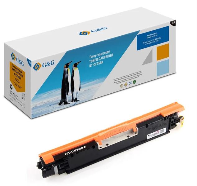 Картридж Cartridge G&G 130A для HP CLJ Pro M176/M177, with chip (1 300стр.), черный (замена CF350A)