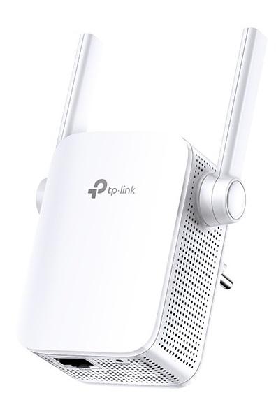  TP-Link RE305, AC1200 Усилитель Wi-Fi сигнала, до 300 Мбит/с на 2,4 ГГц + до 867 Мбит/с на 5 ГГц, 2 внешние антенны, 1 порт 10/100 Мбит/с, подключение к настенной розетке