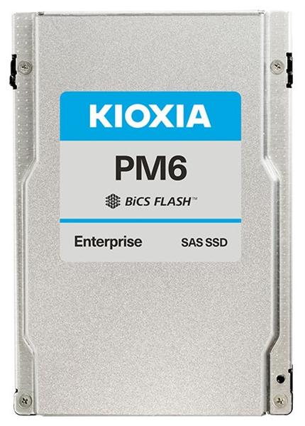 Ssd накопитель KIOXIA Enterprise SSD 800GB 2,5" 15mm (SFF), SAS 24Gbit/s, Write Intensive, R4150/W2700MB/s, IOPS(R4K) 595K/466K, MTTF 2,5M, 10DWPD/5Y, TLC (BiCS Flash™)