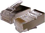  Коннектор RJ45 STP 8P8C, универсальный, cat.6, 100 шт.