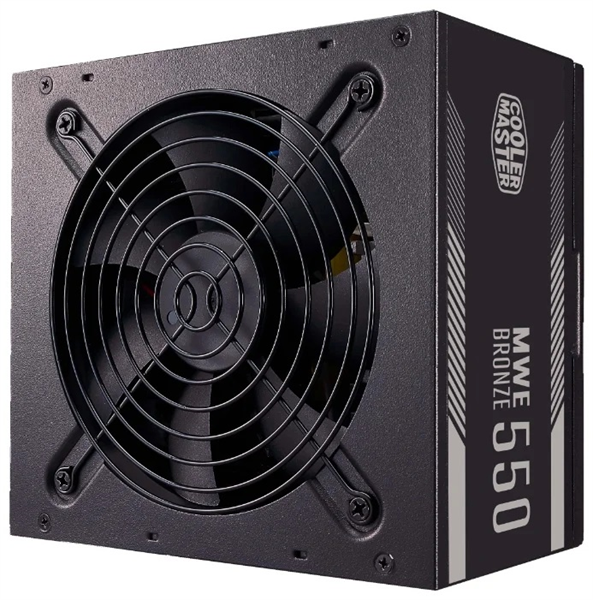 Блок питания Cooler Master MWE Bronze, 550W, ATX, 120mm, 6xSATA, 2xPCI-E(6+2), APFC, 80+ Bronze