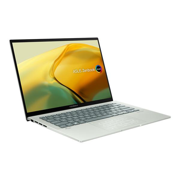 Ноутбук ASUS Zenbook 14  UX3402ZA-KP540W Intel Core i5-1240P/16Gb LPDDR4X 3200/1TB SSD/14,0 IPS AG 2560x1600 /WiFi/BT/no OS/1.1Kg/Aqua Celadon/Fingerprint /RU KEYBOARD/Sleeve+USB-A to RJ45/RU_EN_Keyboard