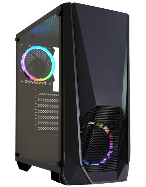 Корпус XILENCE XILENT BLAST Gaming series X505.ARGB, ATX, BLACK, WINDOW, 2 x 3,5 / 2,5 + 4 x 2,5, 1xUSB2.0, 2xUSB3.0, FRONT 1x120mm ARGB, REAR 1x120mm ARGB