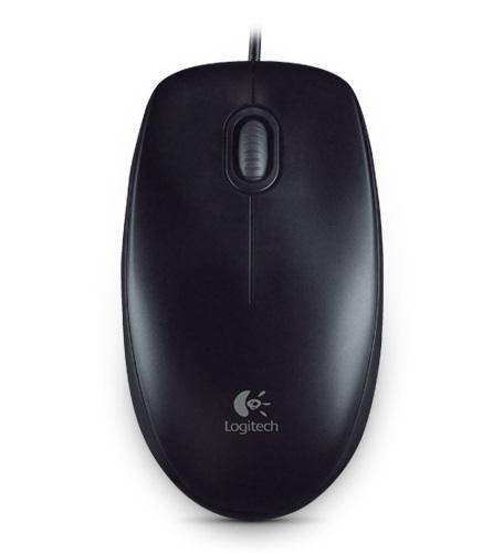 Мышь Logitech B100 Optical Mouse, USB, 1000dpi, Black, [910-003357]